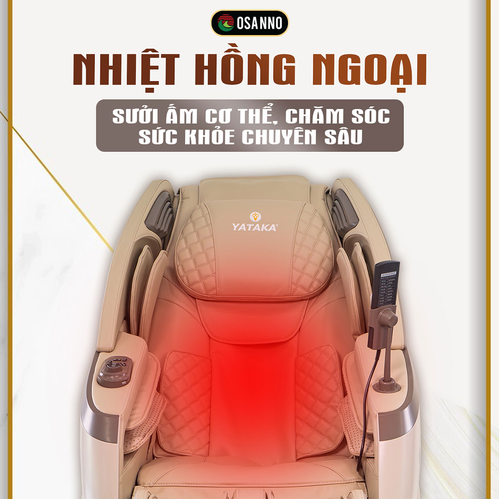 Tích hợp nhiệt hồng ngoại sưởi ấm và chăm sóc sức khỏe