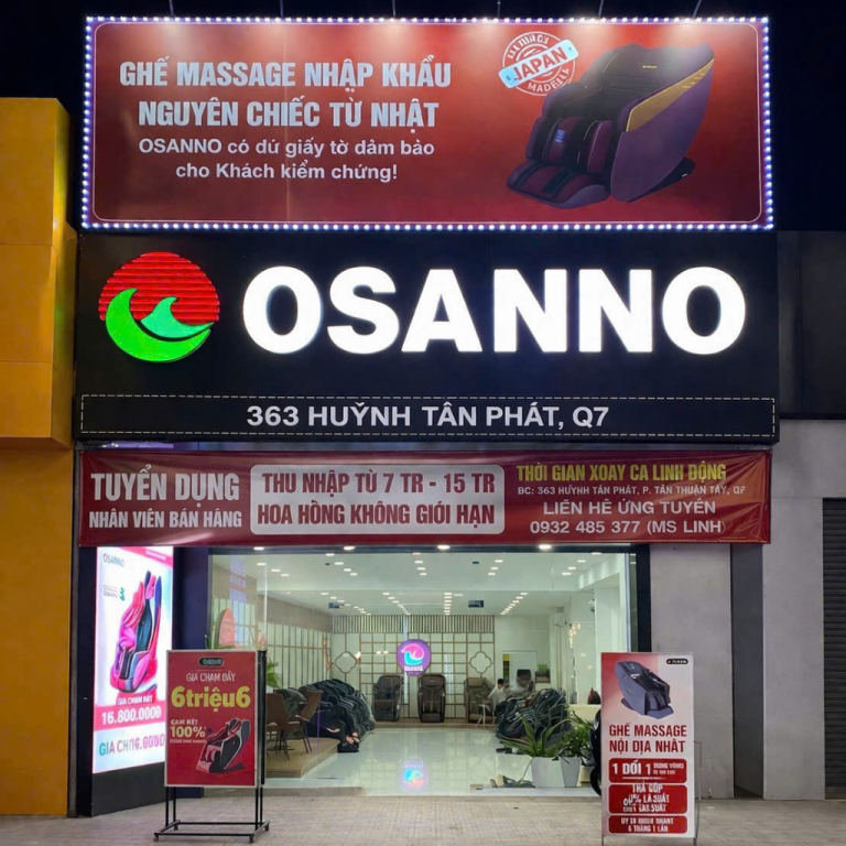 Cửa hàng osanno quận 7
