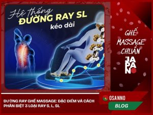 Đường Ray Ghế Massage: Đặc điểm và cách phân biệt 3 loại ray S, L, SL