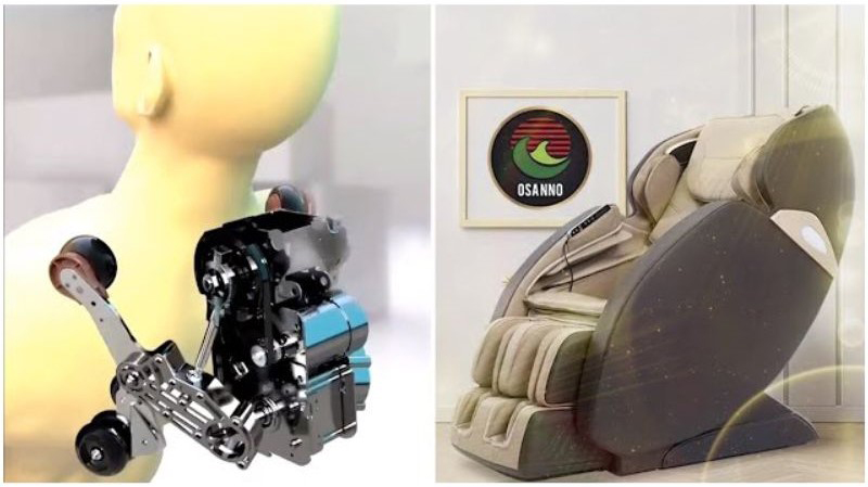 Ghế massage 4D là dòng ghế massage cao cấp được tích hợp công nghệ con lăn 4D