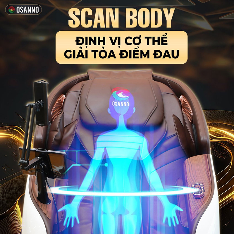 Chế độ massage điểm tập trung lực vào một điểm trên cơ thể