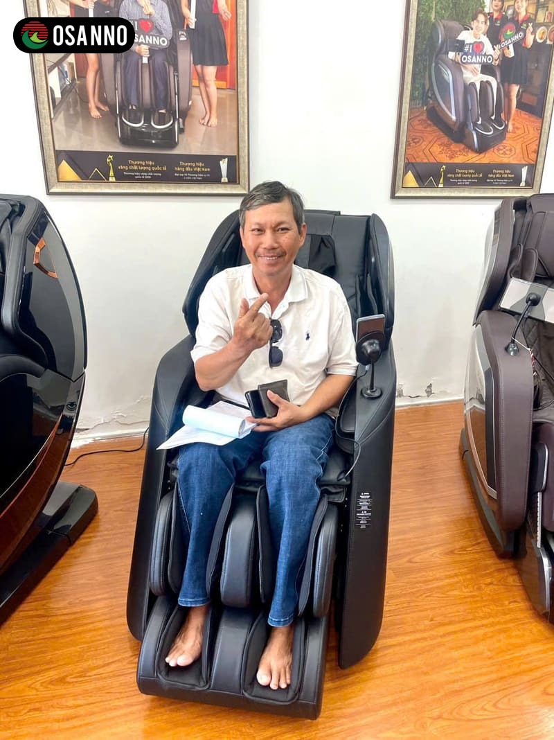 Ghế massage Osanno là món quà ý nghĩa giúp chăm sóc sức khỏe và gắn kết gia đình
