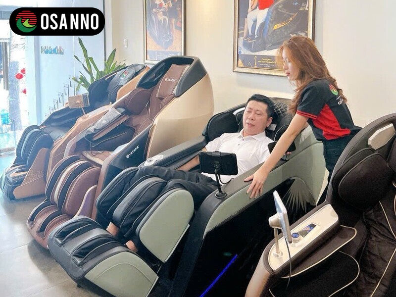 Ghế massage giúp bạn chủ động thư giãn và chăm sóc sức khỏe tiện lợi ngay tại nhà