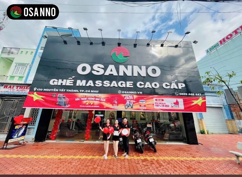 Osanno Cà Mau cung cấp ghế massage chính hãng chất lượng cao và dịch vụ chuyên nghiệp