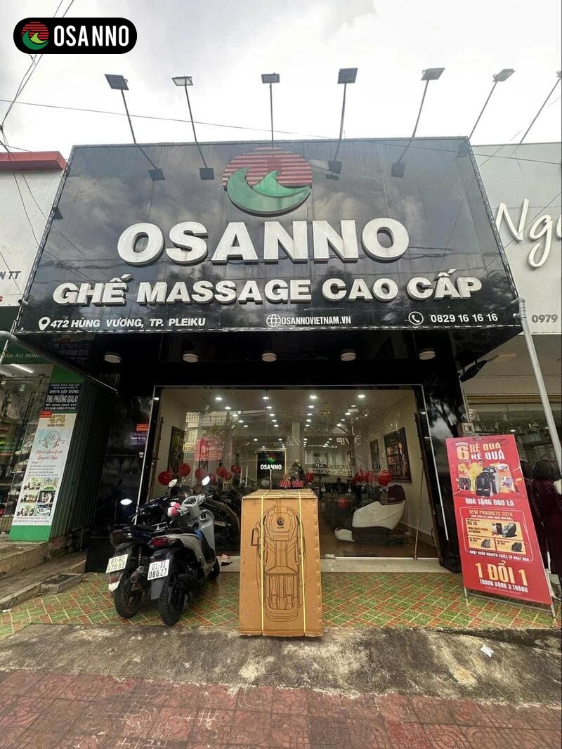 Osanno Gia Lai cung cấp ghế massage chính hãng đa dạng mẫu mã và dịch vụ tận tâm