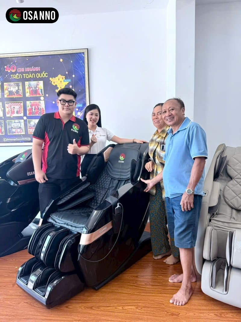 Osanno Phan Thiết cung cấp ghế massage chính hãng công nghệ hiện đại và dịch vụ chuyên nghiệp