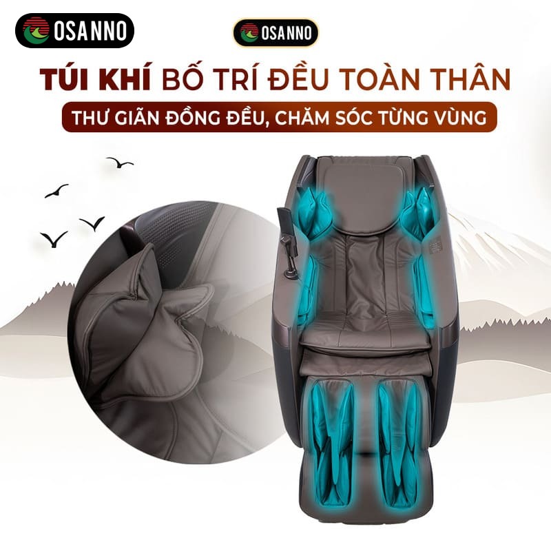 Sử dụng ghế massage tăng thông khí huyết