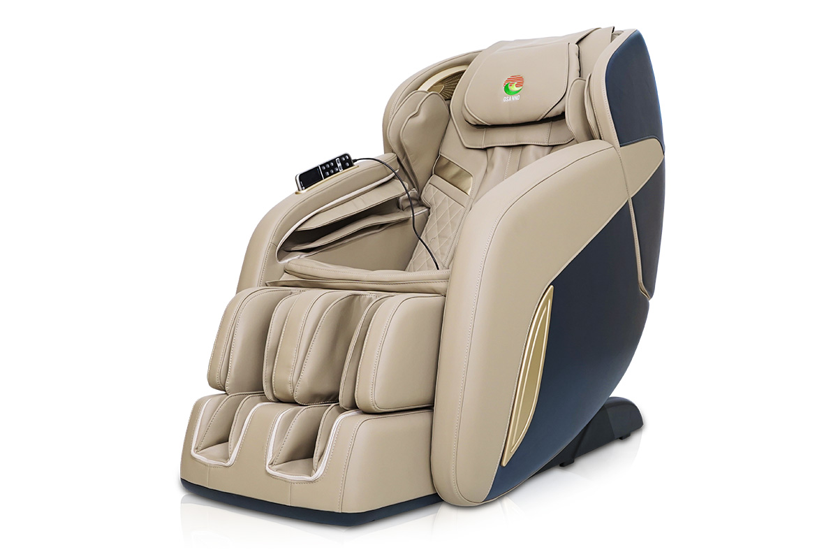 OS‑800 nhỏ gọn, tích hợp túi khí và nhiệt hồng ngoại, thư giãn và giảm mỏi lưng cho phụ nữ.