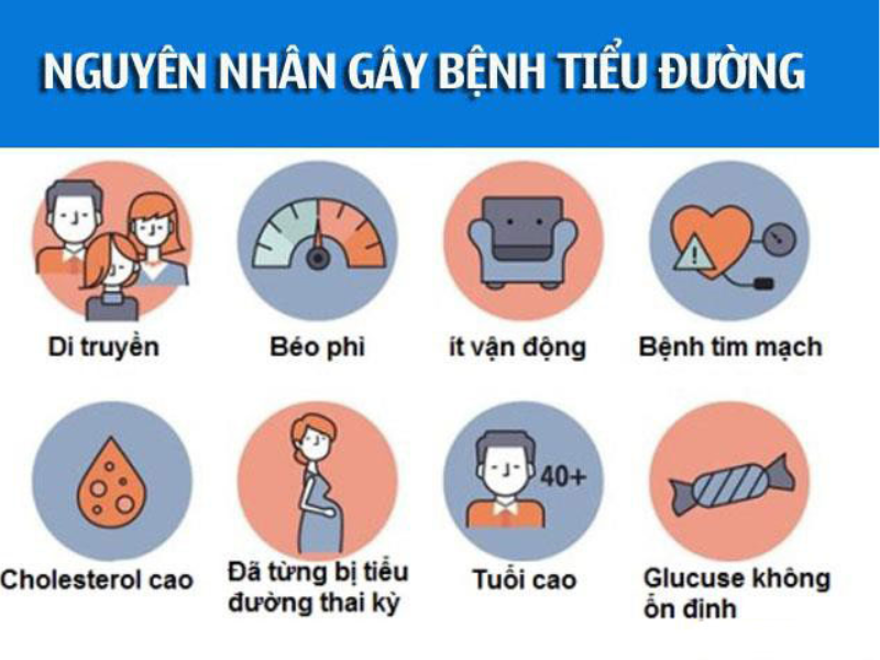 Gen, lối sống và chế độ ăn uống có thể là nguyên nhân dẫn đến đái tháo đường.