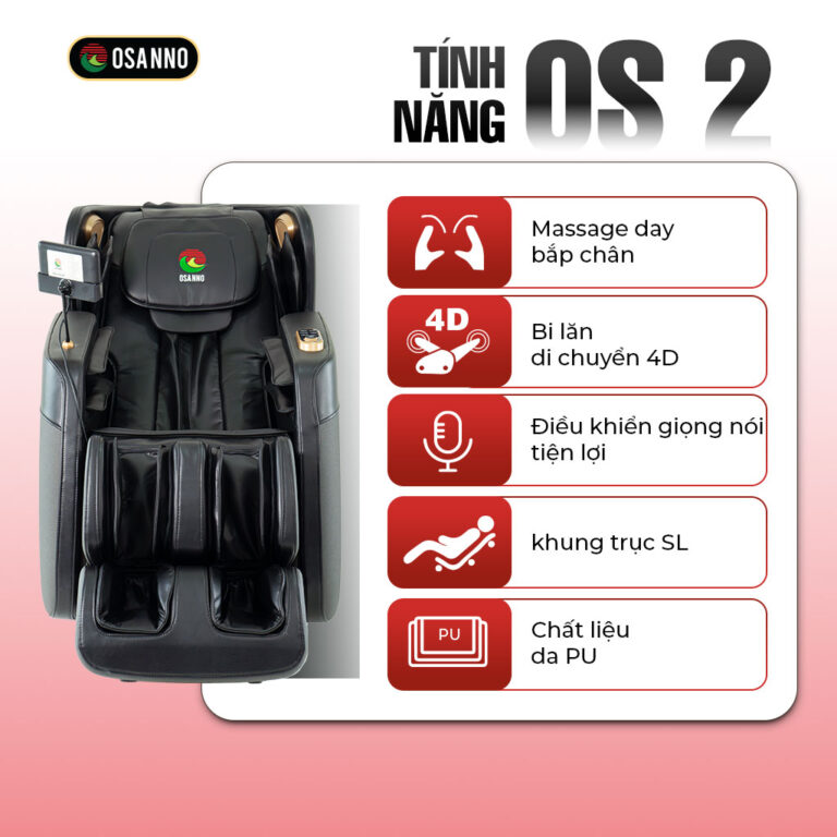 Ghế OS‑2 tiện lợi, phù hợp chung cư và nhà nhỏ