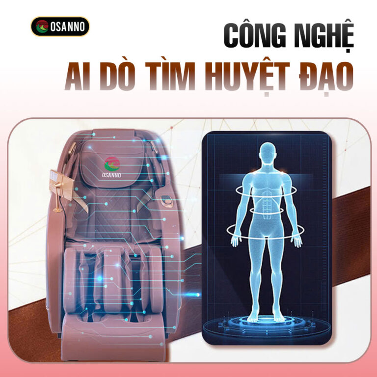 Ghế OS‑399 tích hợp con lăn hiện đại, giảm đau nhức nhanh