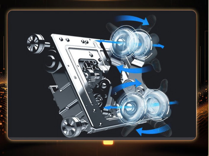 Ghế massage công nghệ con lăn 4D 6D