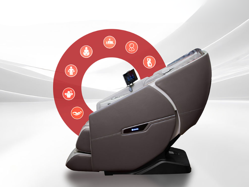 Ghế massage giúp thư giãn và chăm sóc sức khỏe cho cả gia đình