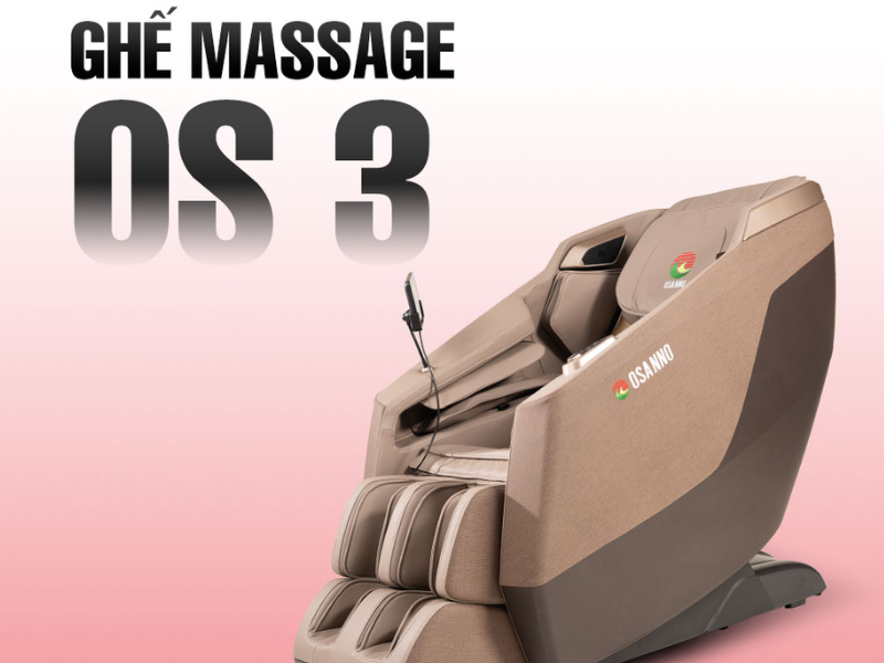 Ghế massage hiện đại Osanno OS 3 cho phòng khách sang trọng