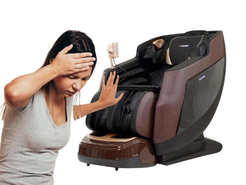 Ghế massage hỗ trợ người hạ huyết áp tư thế