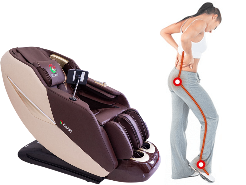 Ghế Massage hỗ trợ thư giãn và giảm đau cho người bị đau thần kinh tọa 