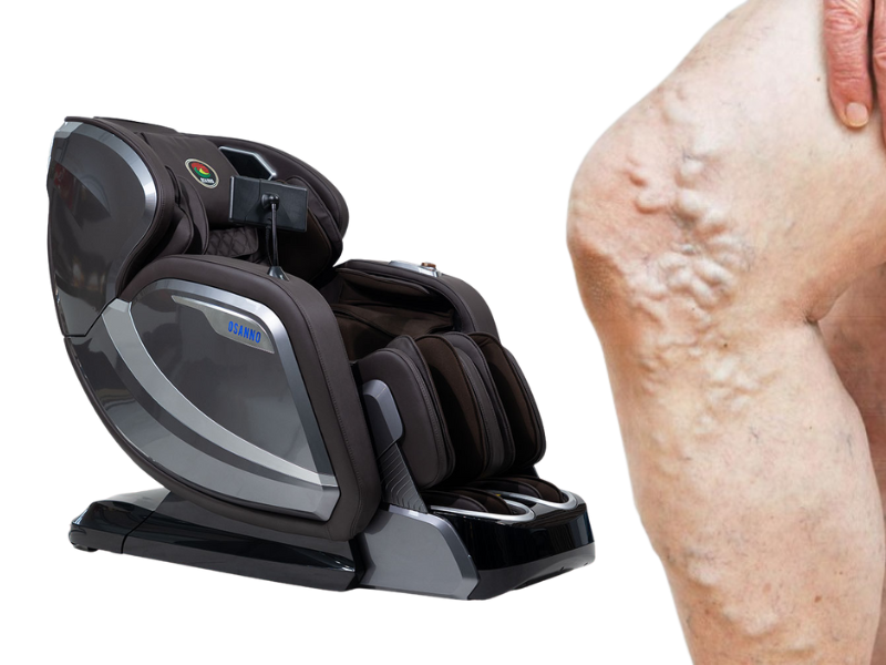 Ghế Massage hỗ trợ tuần hoàn máu cho người suy giãn tĩnh mạch