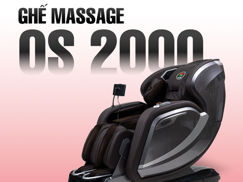 Ghế massage Osanno OS-2000 với Body Scan thông minh cho mẹ bầu