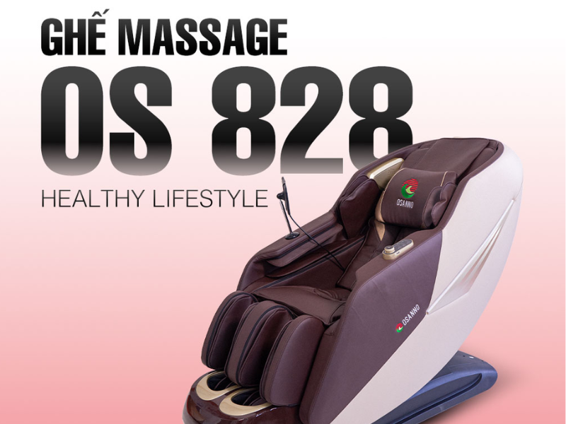 Ghế Massage Osanno OS-828 giúp massage nhẹ nhàng cho người lớn tuổi