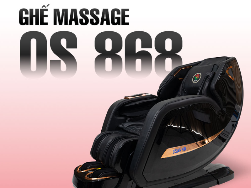 Ghế massage Osanno OS-868 tích hợp công nghệ 4D với thiết kế thanh lịch