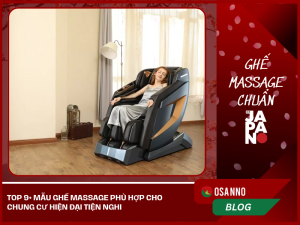 Ghế Massage Phù Hợp Cho Chung Cư