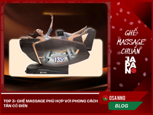 Ghế Massage phù hợp với phong cách tân cổ điển