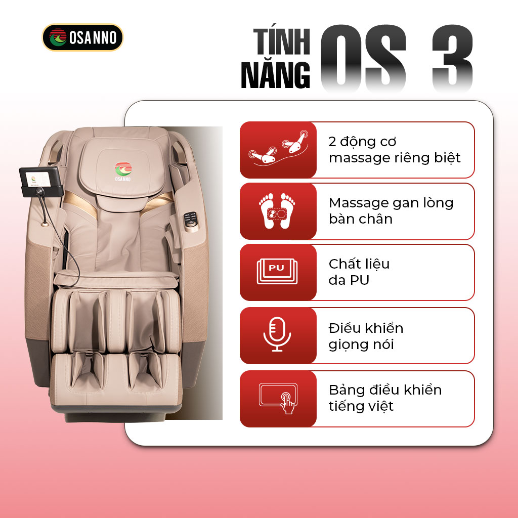 Ghế OS‑3 bền bỉ, tính năng đầy đủ, đáng đầu tư lâu dài