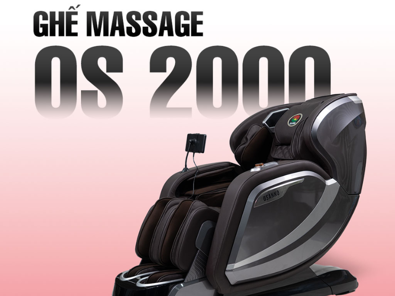 Osanno OS 2000, ghế massage 6D cho phòng khách rộng