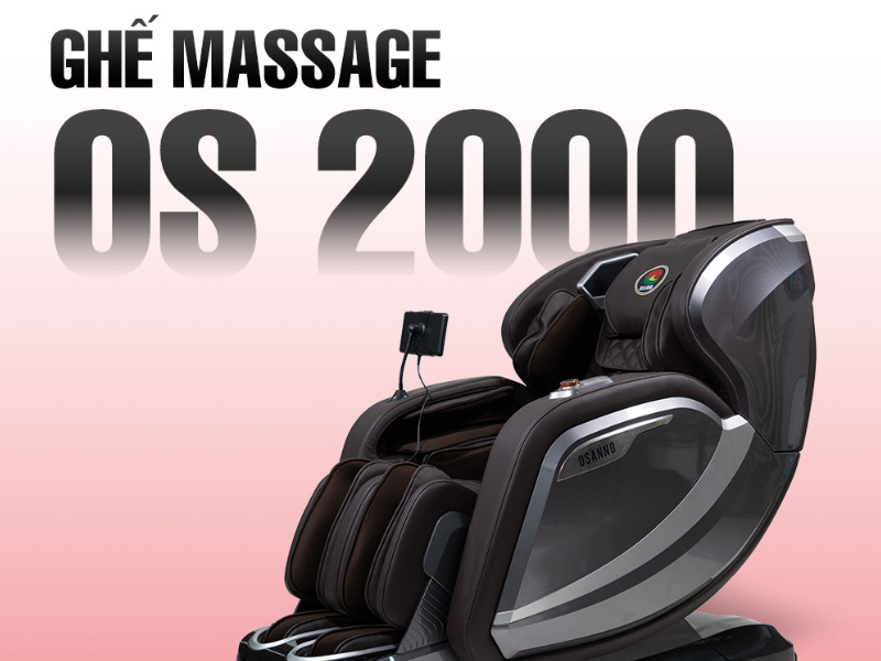 Osanno OS 2000 - Ghế massage nhỏ gọn tiện lợi