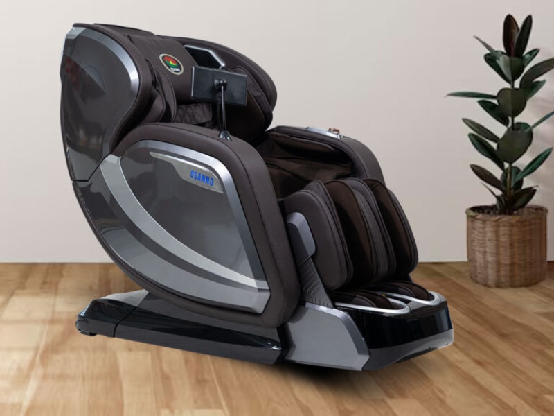 Osanno OS‑2000 kết hợp massage 6D, nhiệt hồng ngoại và âm nhạc tạo môi trường thư giãn tối ưu, giảm stress toàn thân