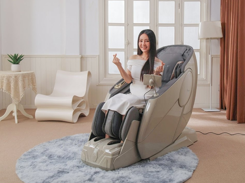 Tinh gọn không gian với ghế massage thiết kế nhỏ gọn cho căn hộ