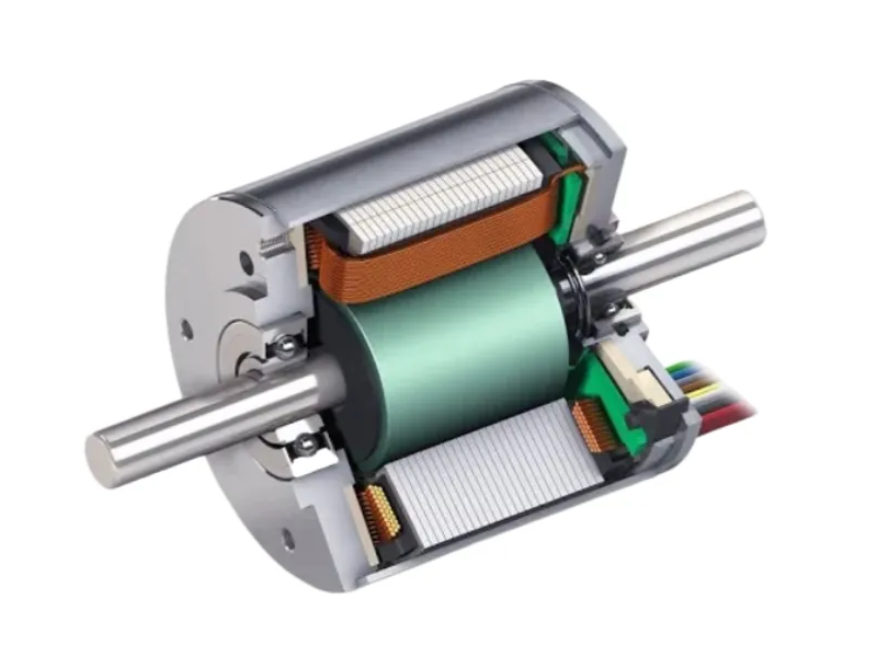 Cấu tạo motor ghế massage giúp tạo chuyển động cho con lăn, túi khí