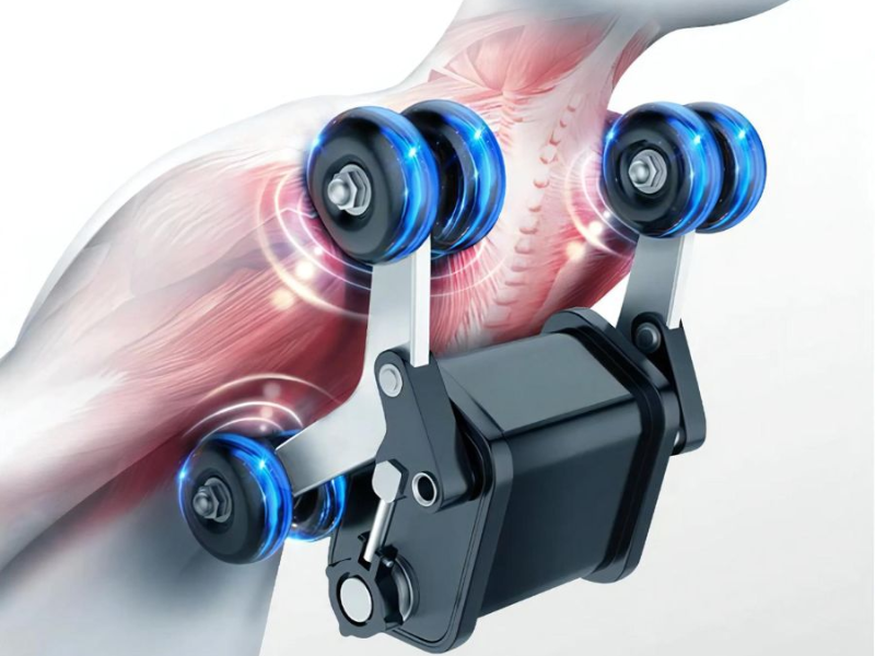 Con lăn truyền thống mô phỏng kỹ thuật massage như bàn tay người