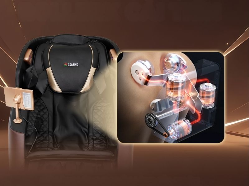 Dấu hiệu nhận biết con lăn ghế massage bị kẹt hoặc di chuyển không đều