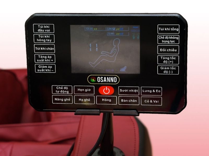 Dấu hiệu nhận biết remote ghế massage bị liệt phím hoặc lỗi hiển thị