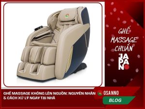 Ghế massage không lên nguồn
