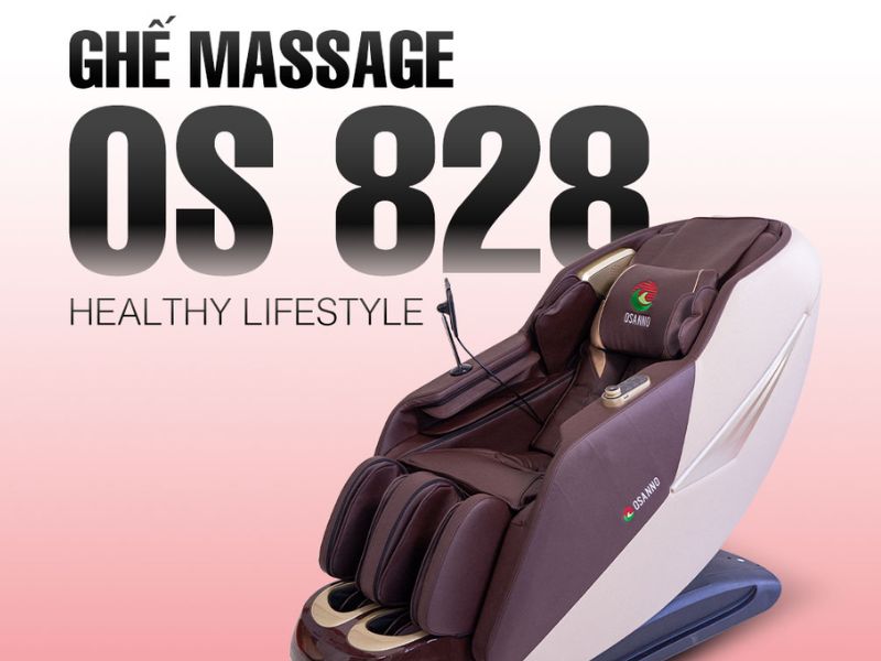 Ghế massage Osanno OS 828 AI Voice và remote tích hợp trên thân ghế