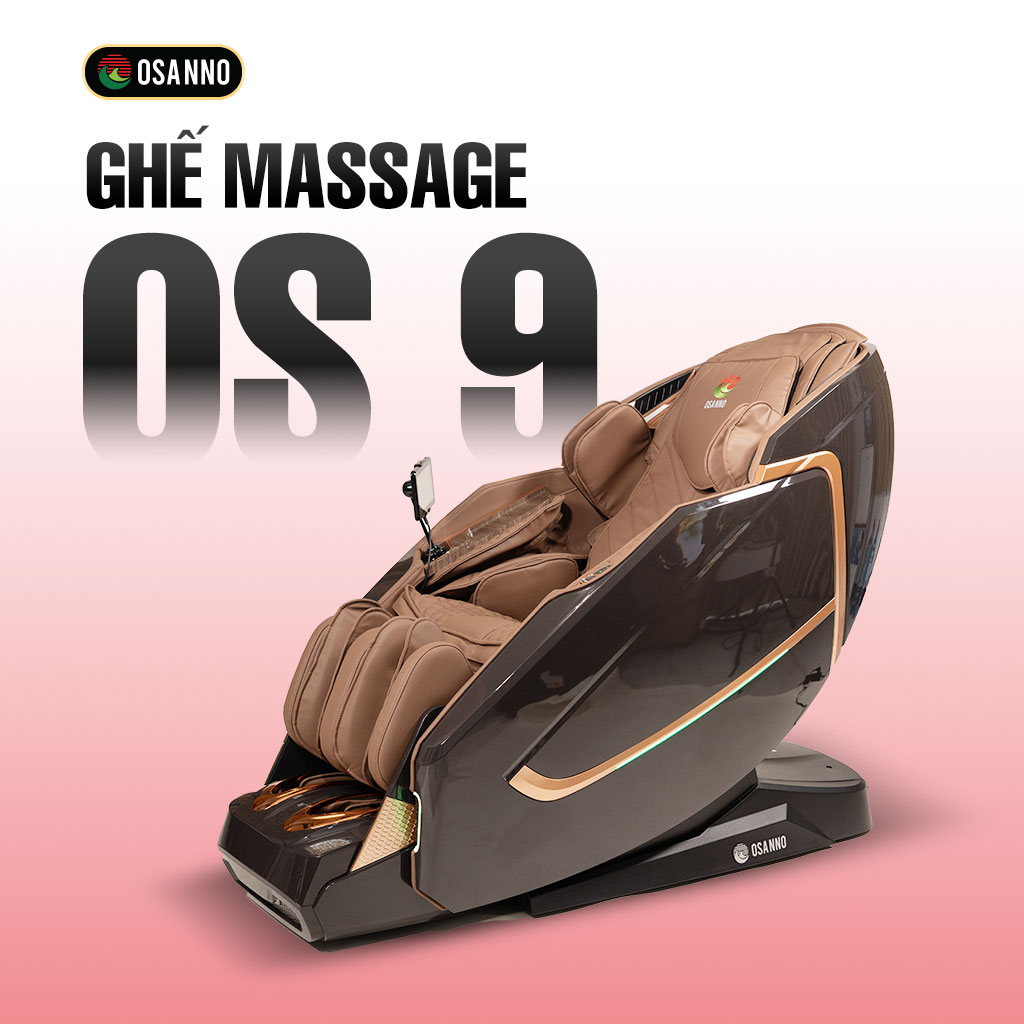Osanno OS 9 – con lăn 4D đa chiều, massage sâu thư giãn