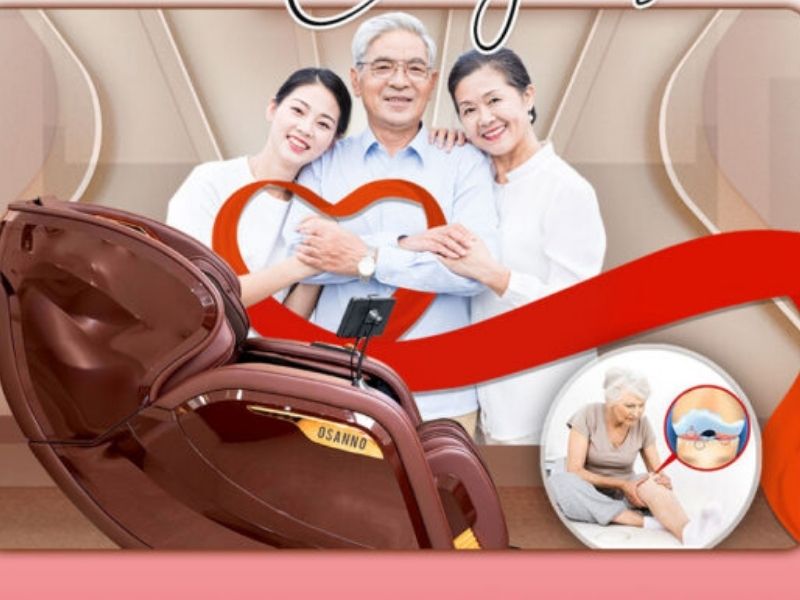 Ghế massage toàn thân hỗ trợ chăm sóc sức khỏe với những tính năng vượt trội