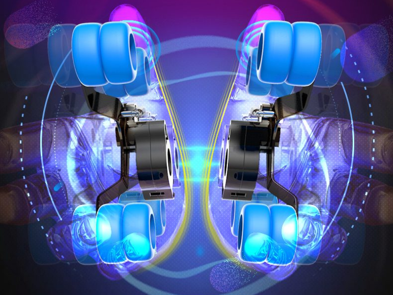 Ghế massage với con lăn di chuyển mang đến trải nghiệm toàn thân tối ưu