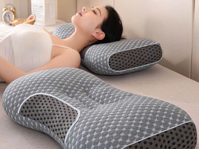 Gối ngủ công thái học hỗ trợ cột sống cổ vai gáy