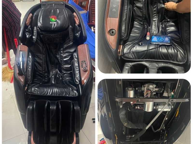 Kiểm tra dây điện và nguồn cấp ghế massage