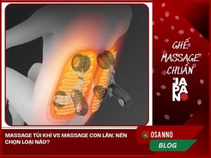 Massage túi khí và massage con lăn