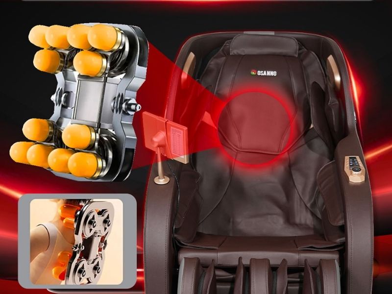 Nguyên nhân khiến con lăn ghế massage bị kẹt hoặc di chuyển không đều