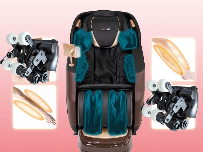 Sự khác nhau của massage túi khí và massage con lăn