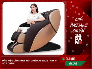 Dấu hiệu cần thay mới ghế massage thay vì sửa chữa