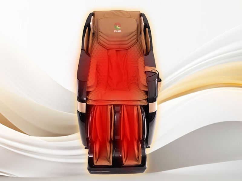 Tính năng nhiệt hồng ngoại trên ghế massage không nóng gây giảm hiệu quả thư giãn