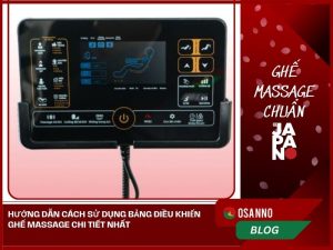 Bảng điều khiển ghế massage