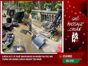 Ghế massage bị ngập nước