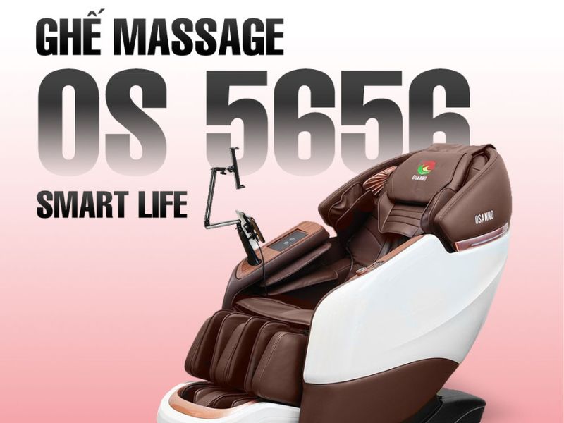 Ghế massage Osanno OS 5656 Smart Life hỗ trợ thư giãn và cải thiện vóc dáng